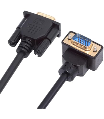 Amazon.co.jp: NFHK 90度 下向きVGA RGBオス→ストレートオス延長